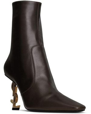 Saint Laurent Opyum Booties - Black