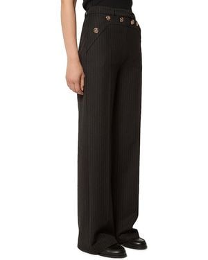 Tresser Paxtona Pinstriped Pants - Black
