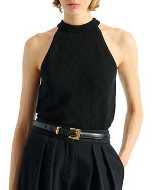 Balmain Anthem Belt 2Cm-Calfskin - Black