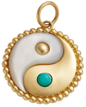 Moon & Meadow 14K & Mother Of Pearl Yin Yang Charm - Metallic