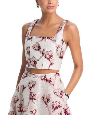 MILLY Paige Top - Pink