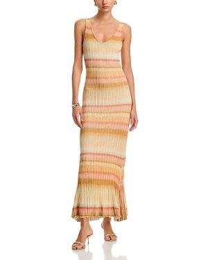 Cinq À Sept Edie Space Dyed Dress - Metallic