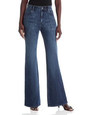 Kobi Halperin Rosie High Rise Flare Jeans - Blue