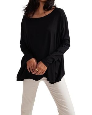 Hatch Collection The Perfect Longsleeve Maternity Tee - Black
