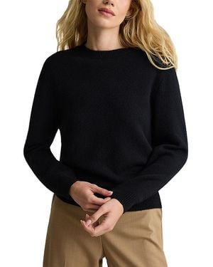 St. John Cashmere Long Sleeve Sweater - Black