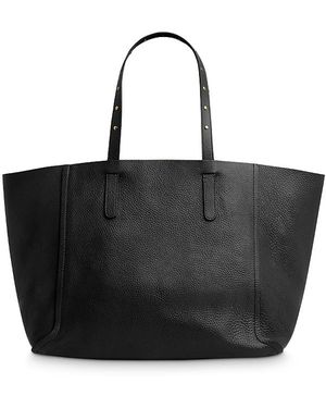 Gerard Darel Simple Two Large Leather Tote - Black