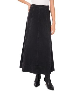 1.STATE Denim Maxi Skirt - Blue