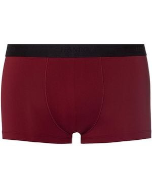 Hanro Micro Touch Boxer Briefs - Red