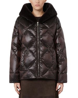 Max Mara Mtcnebbie Quilted Down Coat - Black