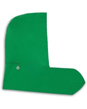 Maje Tie Up Waterproof Hood - Green