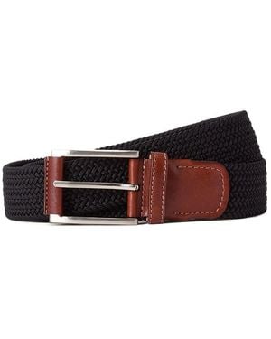 Robert Talbott Stretch Nylon Garfield Belt - Black