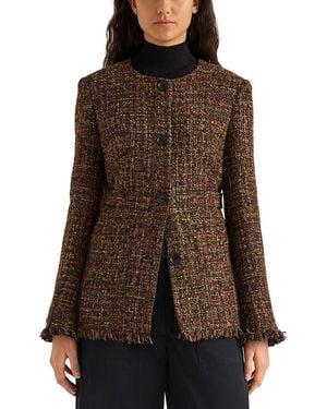Proenza Schouler Aurelia Tweed Jacket - Brown