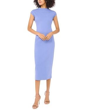 Vince Camuto Funnel Neck Dress - Blue