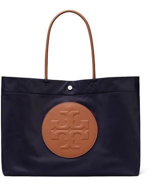 Tory Burch Ella Twist Tote - Blue