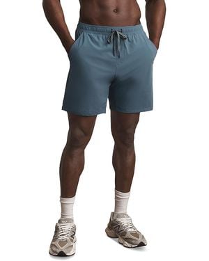Rhone Pursuit 7 Drawstring Shorts - Blue