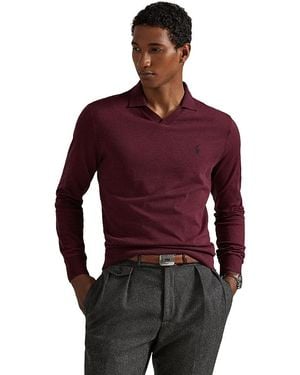 Polo Ralph Lauren Textured Jersey Polo Shirt