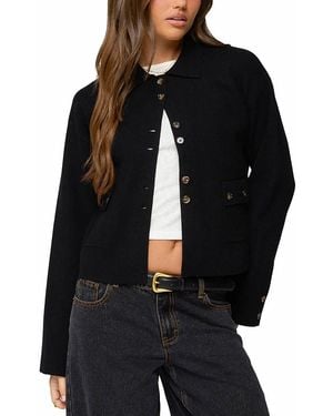 Edikted Lorne Knit Jacket - Black