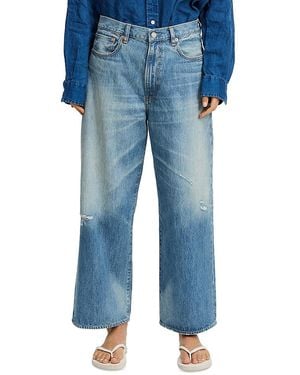 Denimist Georgia High Rise Wide Leg Jeans - Blue