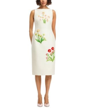 LEO LIN Eleanor Embellished Midi Dress - Yellow