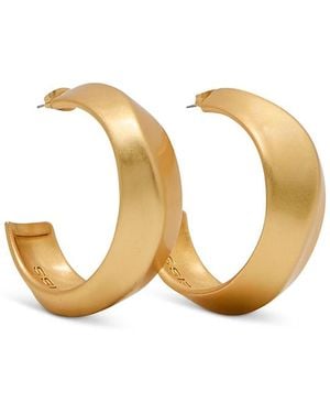Reiss Tara Twist Hoop Earrings, 1.6 Diameter - Metallic