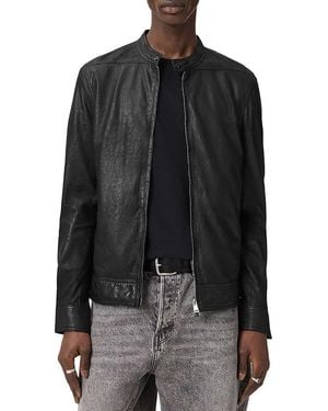 AllSaints Colt Leather Jacket - Black