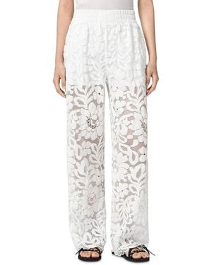 AllSaints Amelie Lace Pants - White