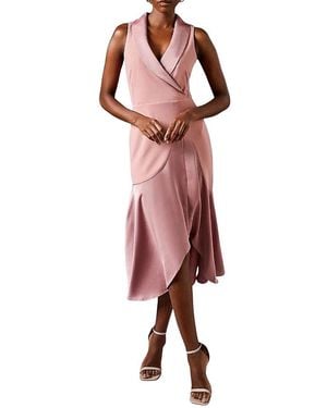 Coast Tux Sleeveless Midi Dress - Pink
