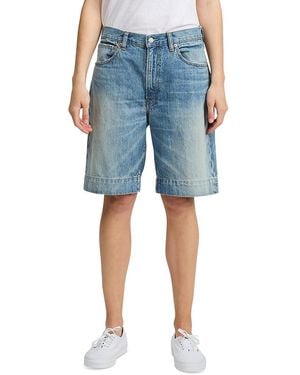 Denimist Keaton Relaxed Denim Shorts - Blue