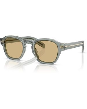 Prada Round Sunglasses, 53Mm - Metallic