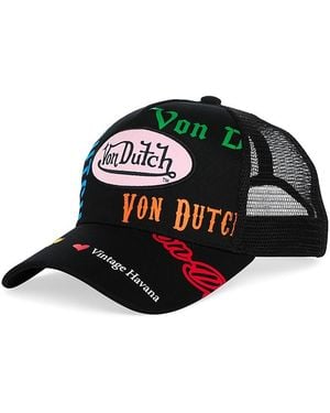 Vintage Havana X Von Dutch Trucker Hat - Black