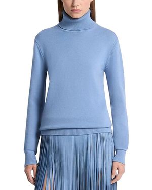 Michael Kors Joan Cashmere Turtleneck Sweater - Blue
