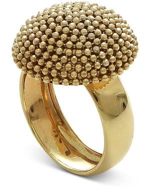 Alberto Amati C 14K Puntinato Sphere Statement Ring - Metallic