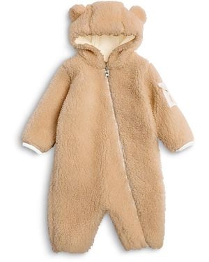 Moncler Hooded Romper - Natural
