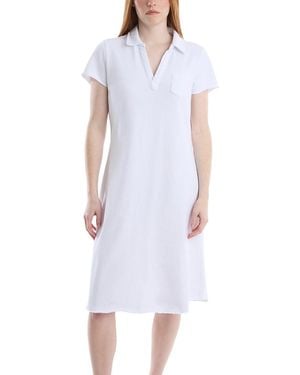 Wilt Polo Dress With Chest Pocket - White