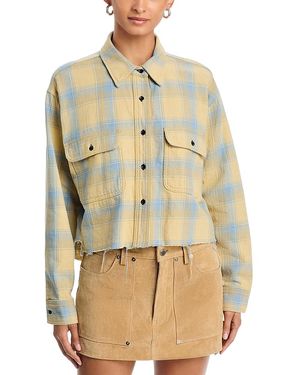 ASKK NY Crosby Flannel Shirt - Natural