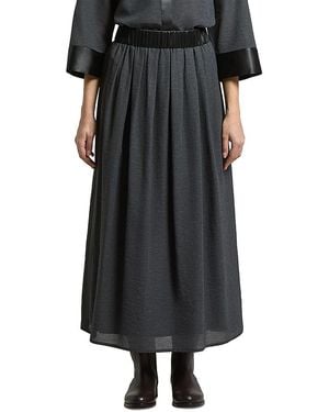 Peserico Pleated Skirt - Black
