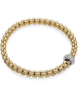 Fope 18K Eka Diamond Flex'It Bracelet - Metallic