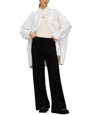 UGG Couria Cozy Knit Lounge Straight Leg Pants - White