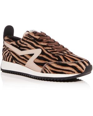 Rag & Bone Retro Runner Suede Sneakers - Brown