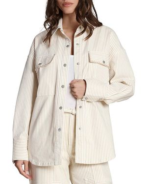 Avec Les Filles Oversized Shirt - Natural