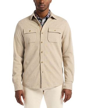 Robert Graham Vigano Knit Shirt Jacket - Natural