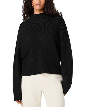 French Connection Baby Soft Mock Neck Sweater - Black