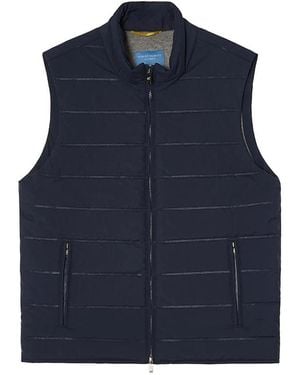 Robert Talbott Driver Quilted Vest - Blue