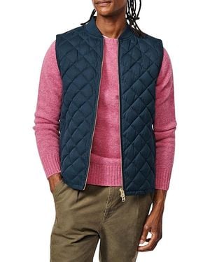aubi Anwick Quilted Gilet Vest - Blue