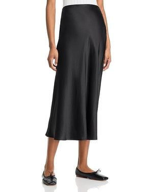 Co. Bias Slip Midi Skirt - Black