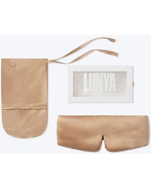 Lunya Washable Silk Sleep Mask - White