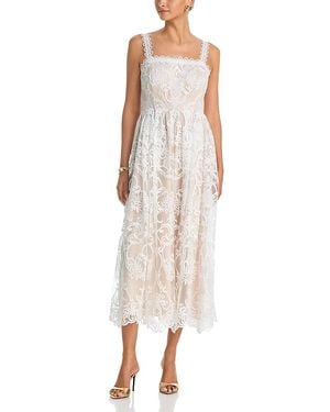 aqua women's lace midi dress reviews Latched Mama Classic Cotton Nursing this dress can be styled to suit various settings Adrianna Papell Women's Lace Embroidered