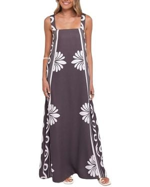 Petal & Pup Valeria Maxi Dress - Purple