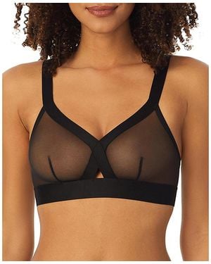 DKNY Sheers Triangle Bralette - Black