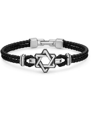 David Yurman Streamline Star Of David Bracelet - Black